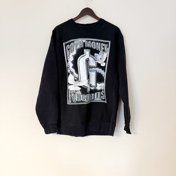 Goth Money Records When Doves Kry Crewneck Sweatshirt - Picture 1 of 5